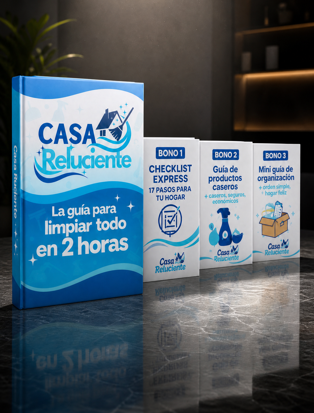 PACK PREMIUM CASA RELUCIENTE + 3 BONOS EXCLUSIVOS DE REGALO